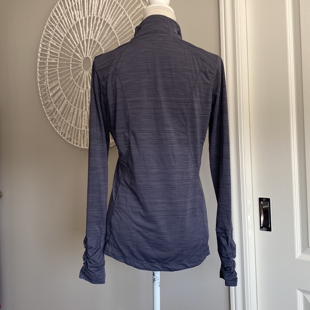 Kirkland - Mock Neck 1/4 Zip Track Jacket in Grey​​​​​​​​​​​ - Picture 3 of 8
